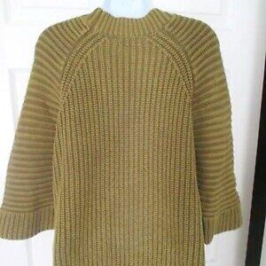 Antrhopologie Maeve Olive Green Sweater